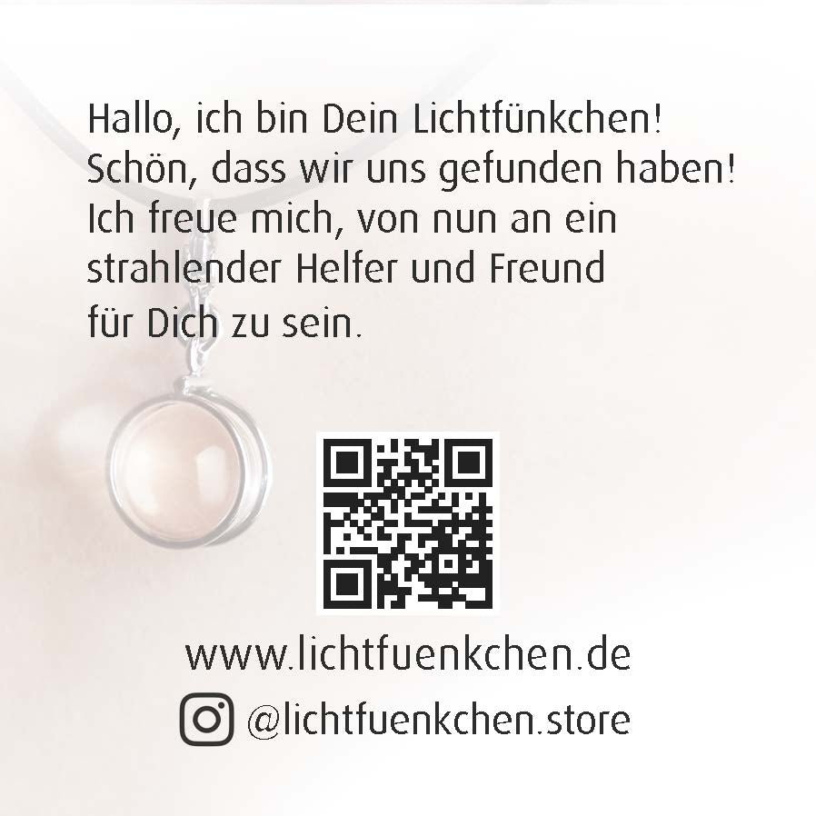 Lichtfünkchen-Anhänger - Sterlingsilber - roségoldplattiert